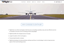 Tablet Screenshot of flighthub.biz